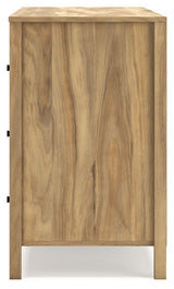 Bermacy - Six Drawer Dresser - Light Brown