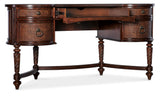 Charleston - Kidney Writing Desk - Dark Brown