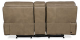 MS - Riverton Power Gliding Console Loveseat With Power Headrest And Lumbar