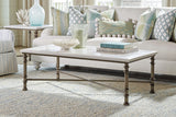 Ocean Breeze - Flagler Rectangular Marble Top Table