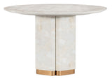 Eleana - Round Dining Table - White