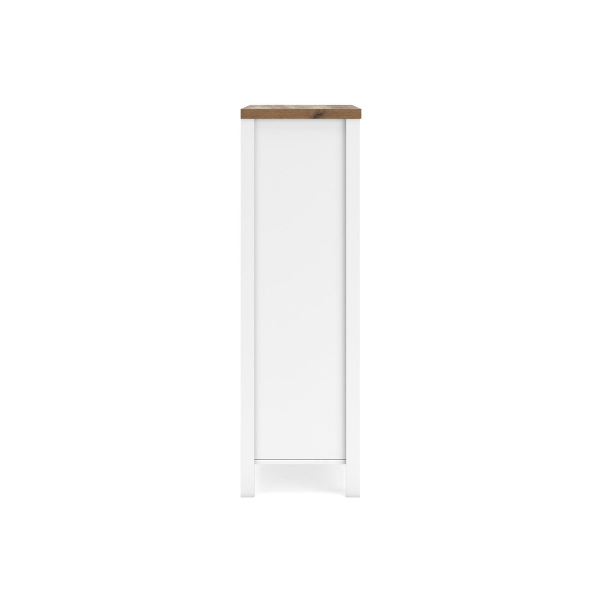 Kerisden - Five Drawer Chest - White / Brown