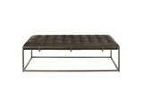 Travers - Cocktail Ottoman - Dark Gray