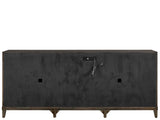Fenwick - Embossed Credenza - Dark Brown