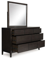 Westonfort - Dresser And Mirror - Espresso