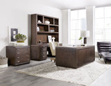 Work Your Way - House Blend Computer Credenza - Dark Brown