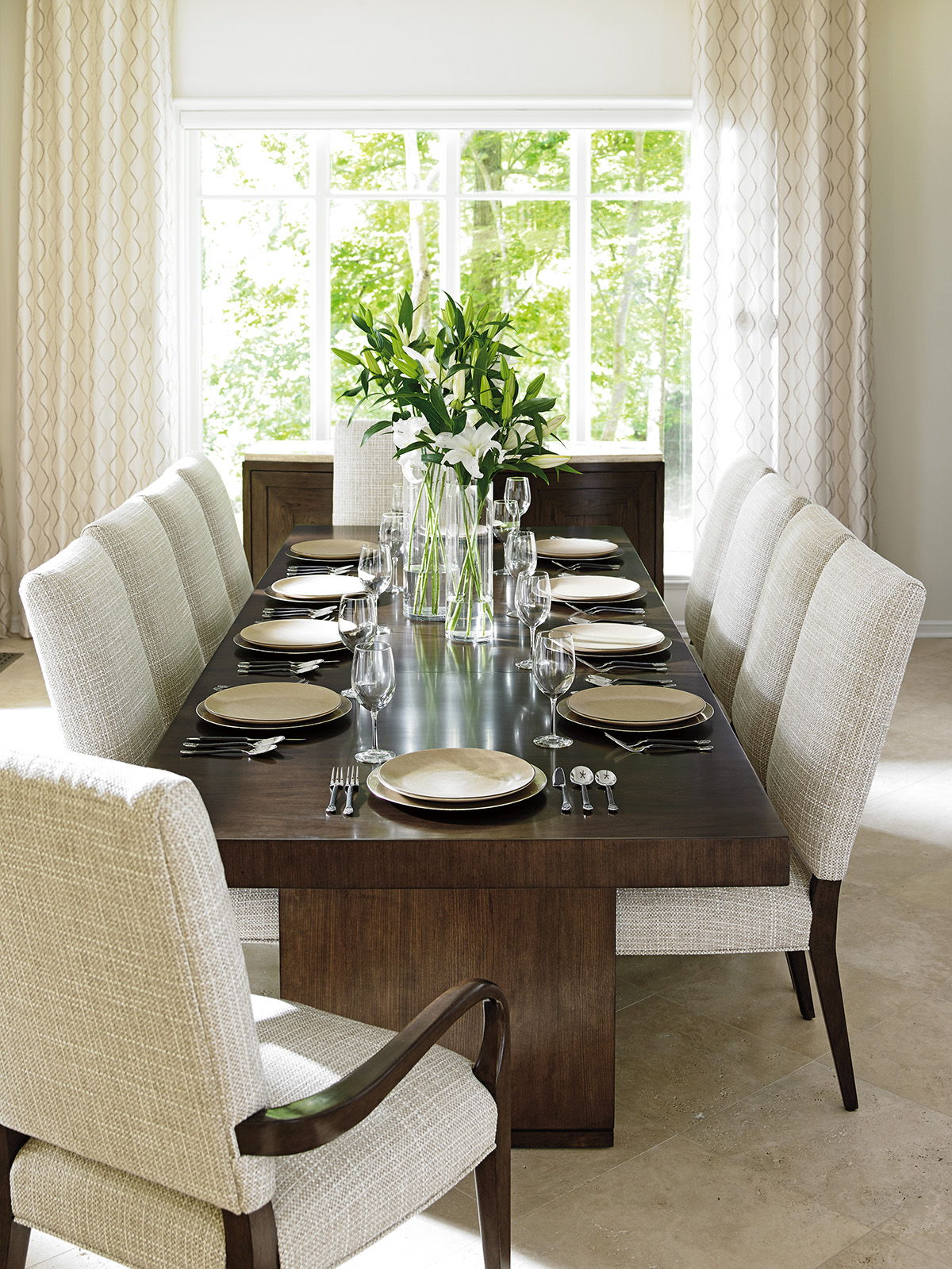 Laurel Canyon - San Lorenzo Dining Table - Dark Brown