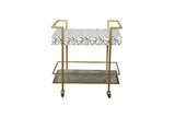 Bottoms Up - Bar Cart - Ivory Bone