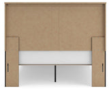Shaehartin - Queen Panel Platform Bed - Dark Brown