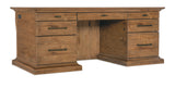 Big Sky - Executive Desk - Light Brown