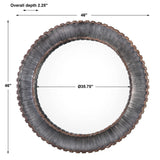 Tanaina - Round Mirror - Silver