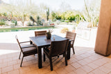 Laguna - Dining Chair, No Welt - Canvas Flax / Gray