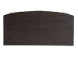 Windsor Park - Brookings Writing Desk - Dark Brown / Gold