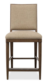 Cashiers - Counter Chair - Chestnut / Willarae Cashew