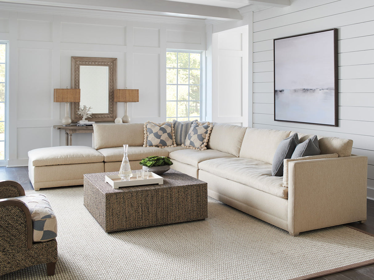 Barclay Butera Upholstery - Fabric Colony Ottoman - Beige