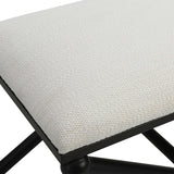 Andrews - Small Bench - White
