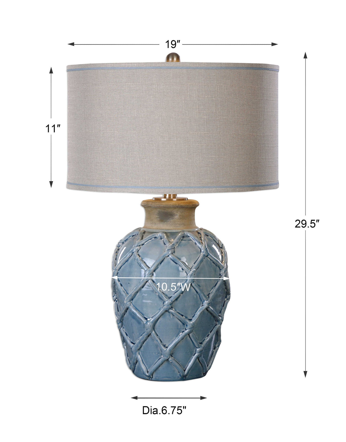 Parterre - Table Lamp - Pale Blue