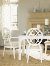 Ivory Key - Mill Creek Arm Chair - White / Beige