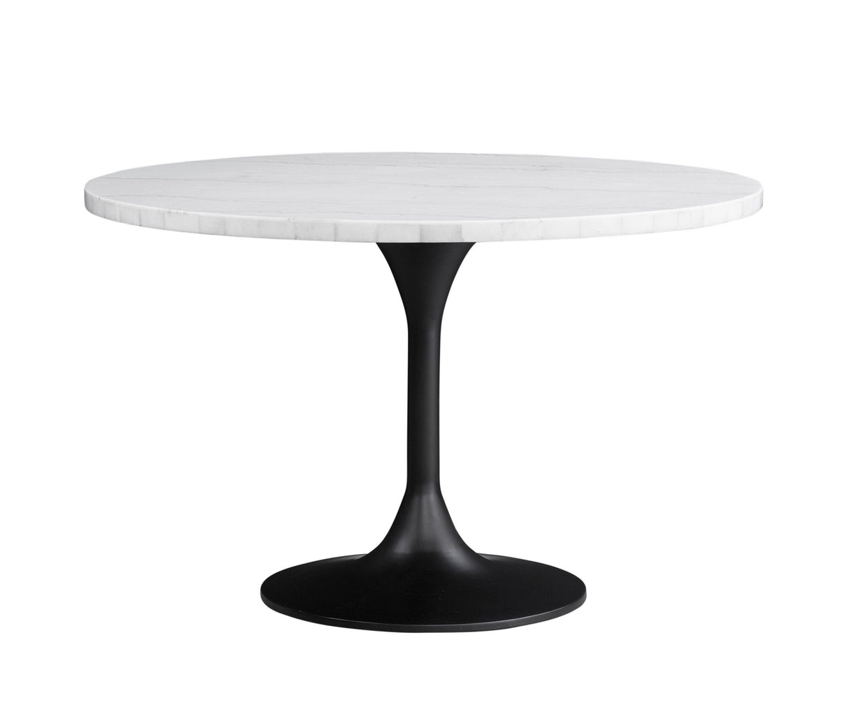 Dunham - Dining Table - White / Black