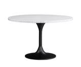 Dunham - Dining Table - White / Black