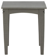 Visola - Gray - Square End Table