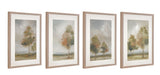 Quiet Meadow Framed Canvas (Set of 4) - Cream