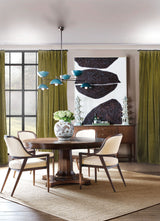 Archives - Round Pedestal Dining Table - Dark Brown