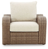 Sandy Bloom - Beige - Lounge Chair W/Cushion