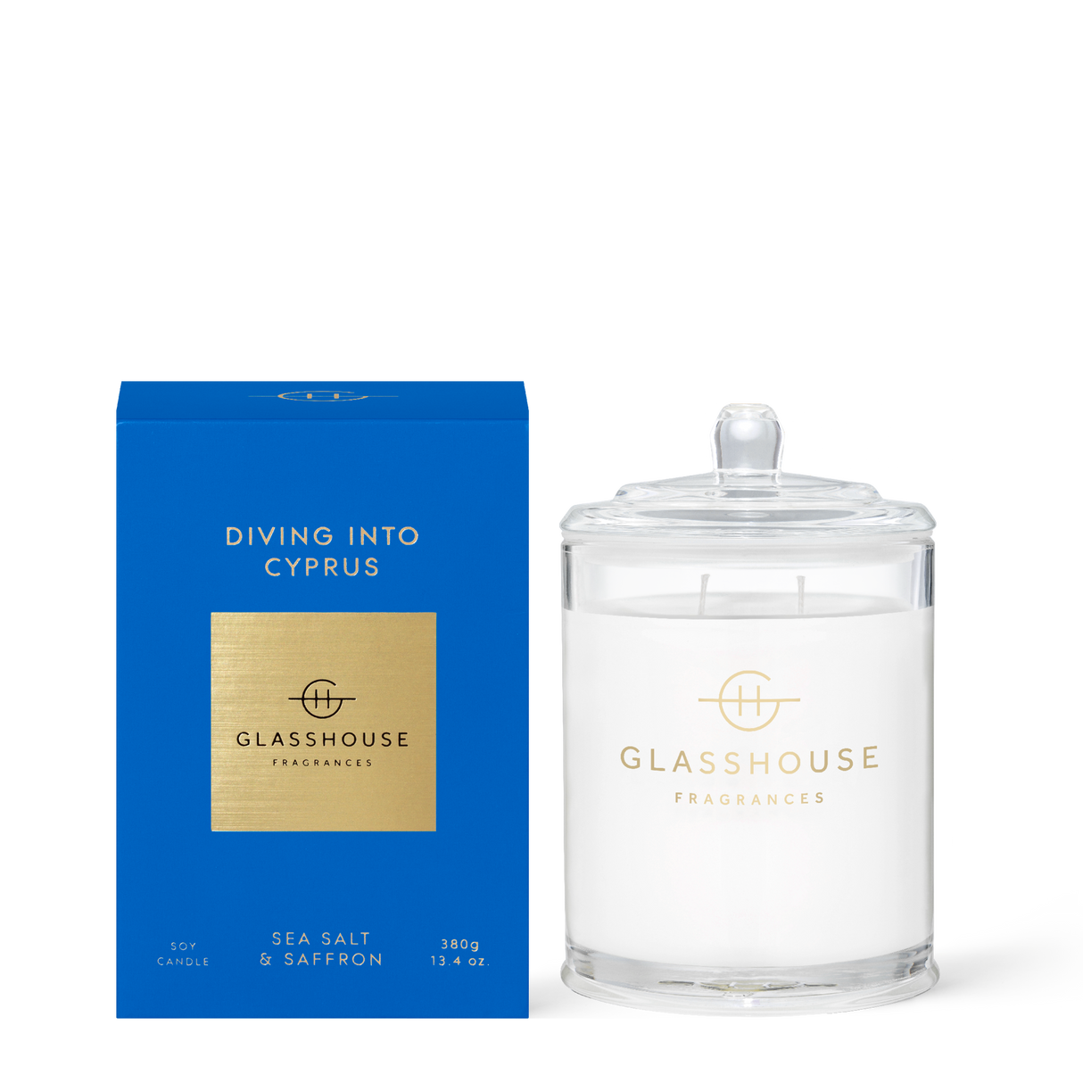 Glasshouse Fragrances - Diving Into Cyprus - 13.4oz Soy Candle