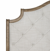 Rustic Patina Sleigh King Bed