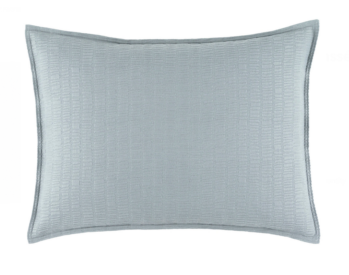 Roark Pewter Blue Matelassé Sham