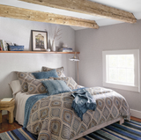 Parisienne Velvet Slate Quilted Sham