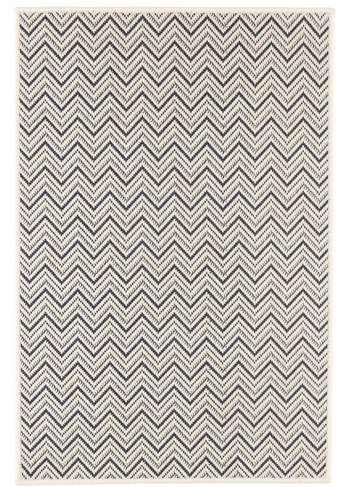 Reel Navy Woven Indoor/Outdoor Custom Rug - 9' x 12'