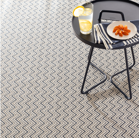 Reel Navy Woven Indoor/Outdoor Custom Rug - 9' x 12'