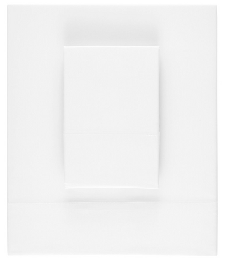 Silken Solid White Sheet Set