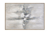 Quiet Reflection Framed Canvas - Silver