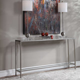 Hayley - Console Table - Silver