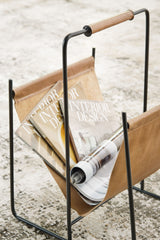 Faronworth - Magazine Rack - Brown / Black