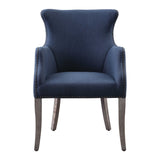 Yareena - Wing Chair - Blue