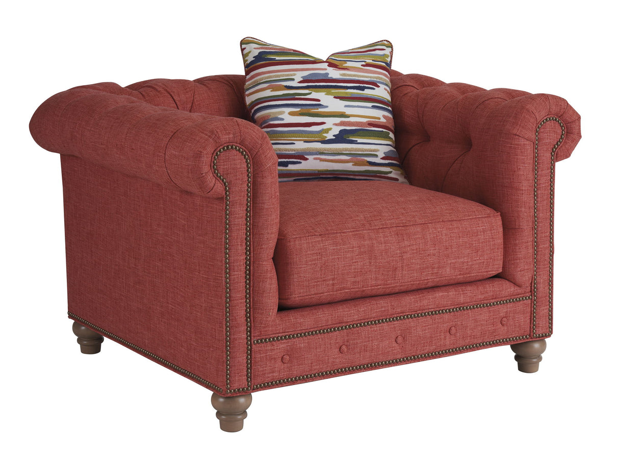 Barclay Butera Upholstery - Carmen Chair - Red