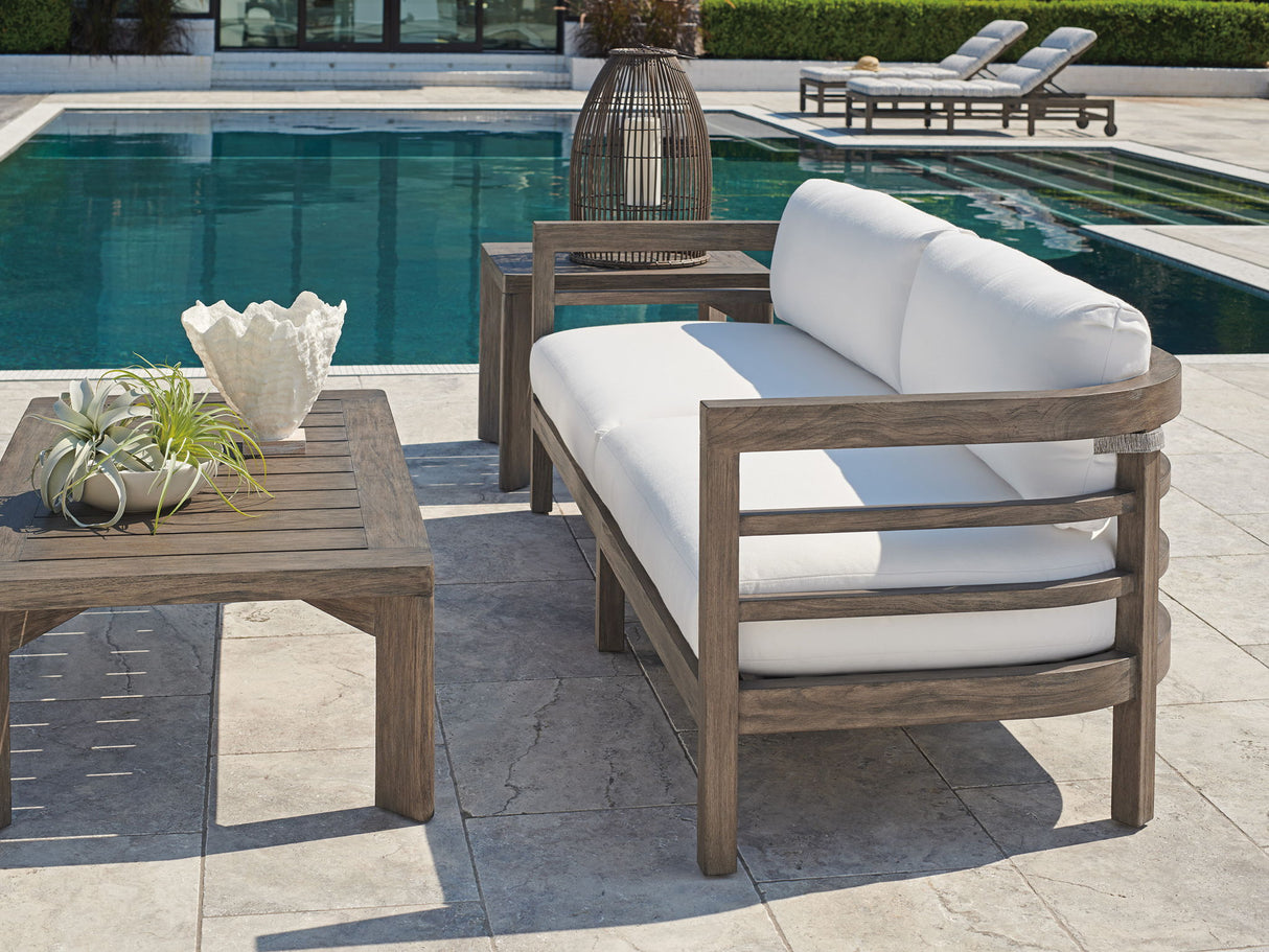 La Jolla - Wood Sofa - Dark Gray