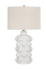 Lynn - Table Lamp - White - White / Polished Brass