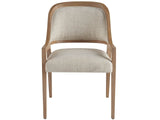 Avaline - Arm Chair - Light Brown / Beige