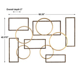 Elias - Wall Art - Bronze And Gold