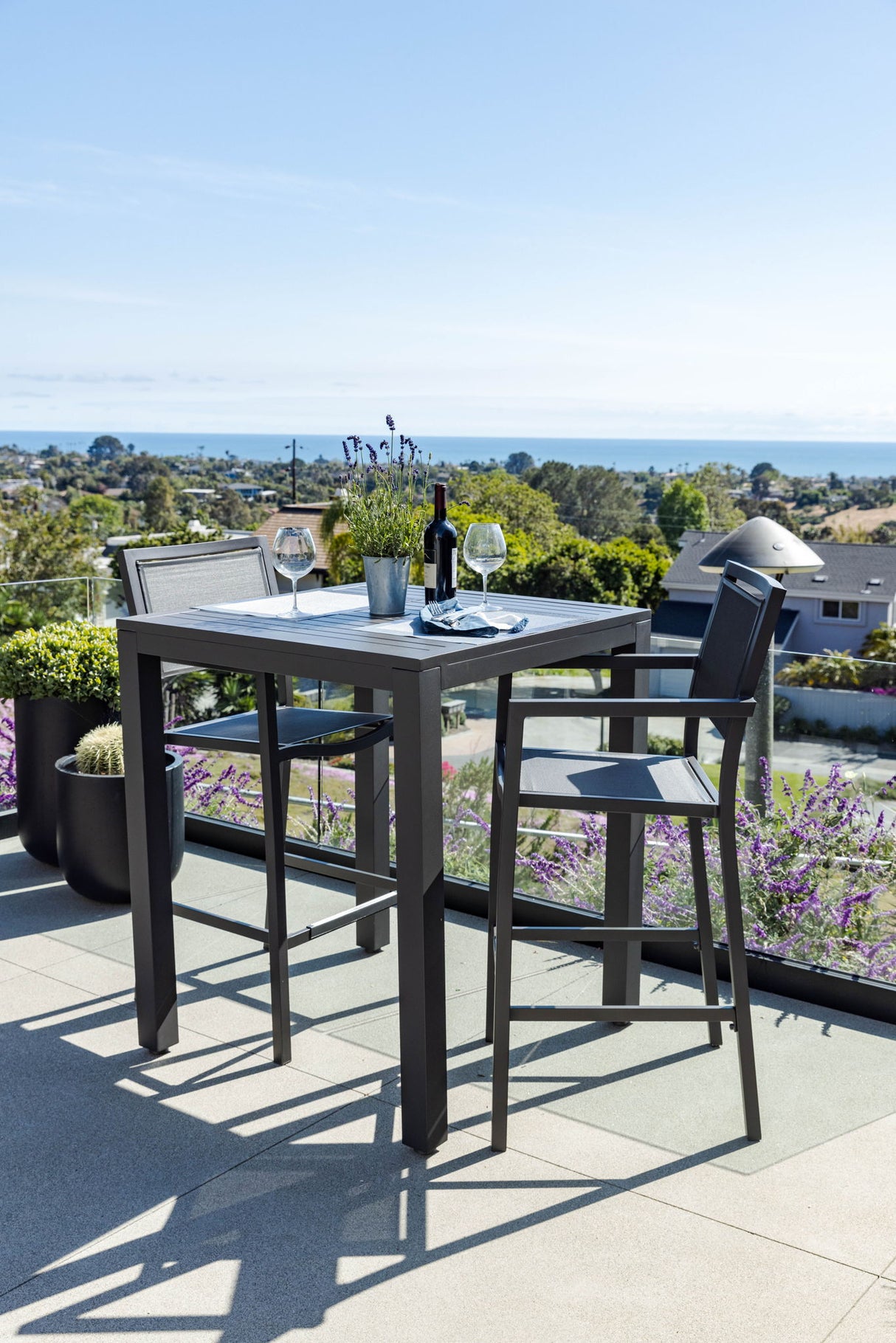 Vegas - Sling Bar Stool - Graphite