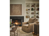 Fenwick - Embossed End Table - Dark Brown