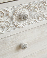 Paxberry - Six Drawer Dresser - Vinyl-Wrapped - Whitewash