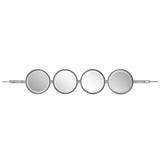 Button - Mirror - Gray