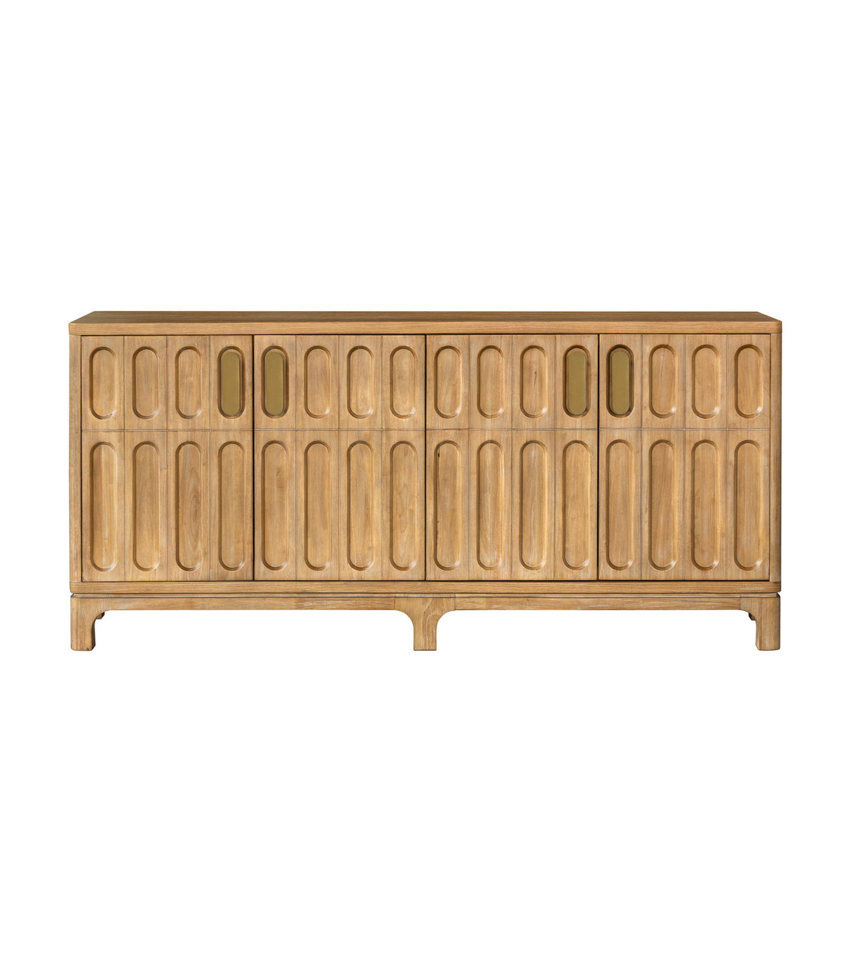 Ryder - Server - Chestnut Elm / Antique Brass