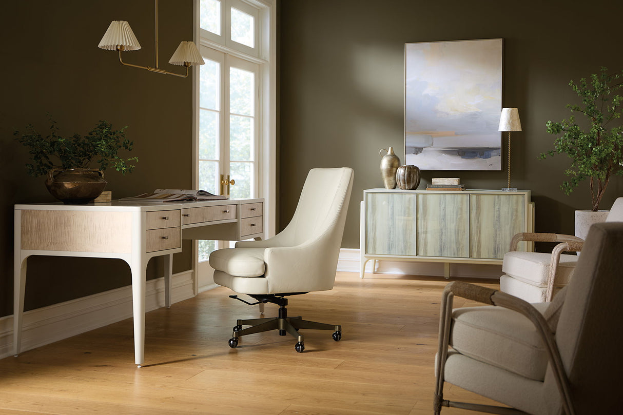 EC - Paula Executive Swivel Tilt Chair - Beige